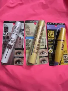 37アメリカで購入 メイベリン日本未発売含マスカラ3本セット詳細は商品説明参照
