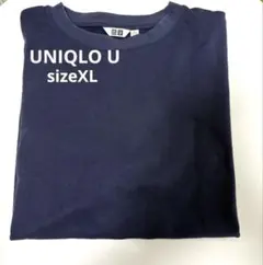 UNIQLO U ネイビー クルーネック 半袖Tシャツ