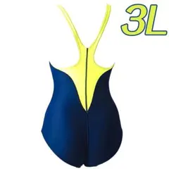 FOOTMARK　スクール水着　アクアライン　イエロー　3Lサイズ　新品のサムネイル