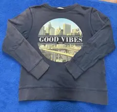 H&M GOOD VIBES NYC トレーナー 134/140