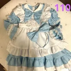 Catherine Cottage フリルドレス 水色 アリス　110 ディズニ