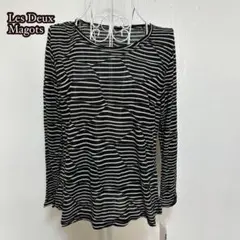 ●【新品タグ付き】Les Deux Magots♡ボーダーカットソーMカジュアル