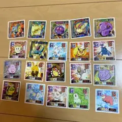 【平成レトロ】アマダ　ポケモンシール20枚セット②