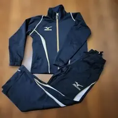 Mizuno ジャージ上下 セット 黒×ゴールド 130cm
