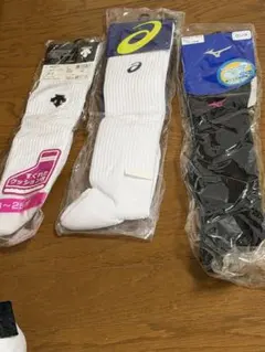 アシックス・ミズノ・デサントバレーボールソックス 3足セット