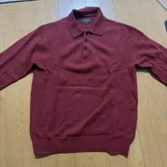 BEAMS ニットポロシャツ 長袖のサムネイル