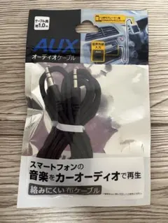 AUX オーディオストリングケーブル 1m オーディオケーブル