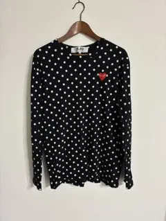 PLAY COMME des GARCONS ドット柄 長袖Tシャツ