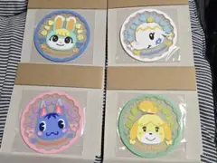 どうぶつの森 ガチャ クリアラバーコースター 4種セット