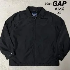 90s~ OLD GAP フルジップジャケット ブラック メンズ XL