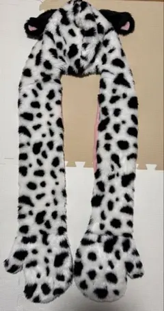 ディズニー ファンキャップ マフラー ダルメシアン 101匹わんちゃん