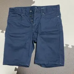 H&M スリムフィット ショートパンツ ネイビー 28インチのサムネイル