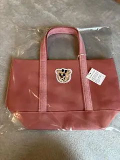 フェイラー　オールドテディ　ガール　ワッペントートバッグ　ピンク