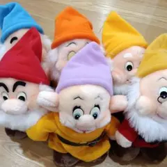 白雪姫 7人の小人 ぬいぐるみ 6体セット