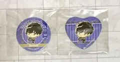 進撃の巨人 ライナー ベルトルト プリロール ハート型缶バッジ - メルカリ
