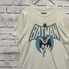 バッドマン　ユーロ古着ヴィンテージTシャツ！オフホワイト半袖M 0512のサムネイル