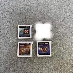 モンスターハンターX、XX、4、3DSソフト3つセット