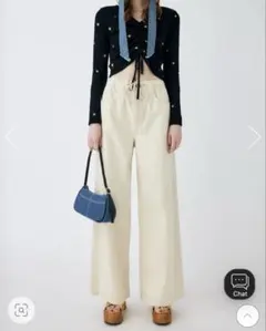 moussy ワイドパンツ