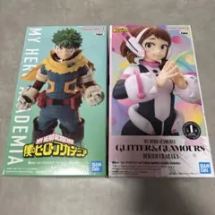 僕のヒーローアカデミア フィギュアセット　緑谷出久　麗日お茶子　セット