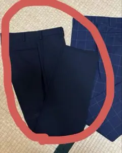 スラックス　TAKAQ タカキュー ビジネス ブラック シャドー チェック