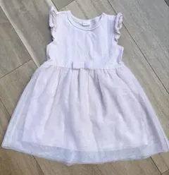 H&M 淡いピンク ワンピース 80