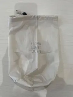 ULTRA LIGHT DOWN 巾着袋 ホワイト