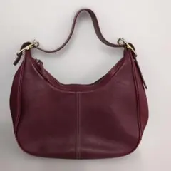 COACH レザー ハンドバッグ ボルドー