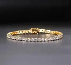 ゴールドブレスレット　超オシャレ　身につけやすい　芸能人愛用