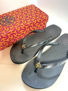 TORY BURCH トリーバーチ　ビーチサンダル　ブラック　※ベタつき有　5のサムネイル