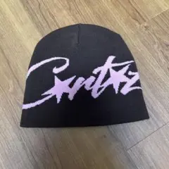 y2k ニット帽 ビーニー ブラウン 핑크