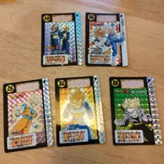 ひ*ろ様 ドラゴンボールカードダス　キラカード5枚セット