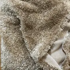 光沢　ボア生地 ボア ブラウン 茶色