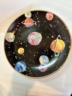 Francfranc 宇宙柄 プレート 皿　惑星デザインのサムネイル