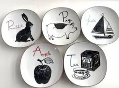 【新品】DICTIONARYケーキ皿5枚セットのサムネイル