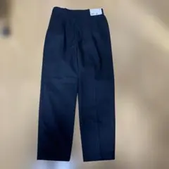 UNIQLO タックテーパードパンツ XS ブラック
