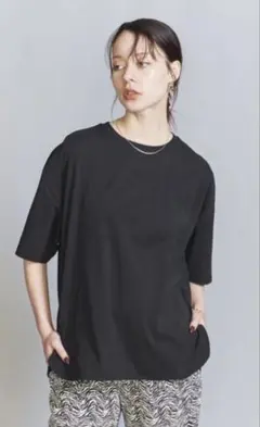BEAUTY&YOUTH UNITED ARROWS コットンカットソーブラックのサムネイル