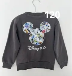 Disney 100周年 ミッキーマウス スウェット トレーナー 120