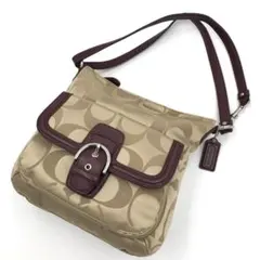 【美品】COACH コーチ シグネチャー ショルダー バッグ F25288