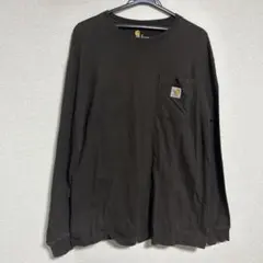 carhartt ロンt 長袖カットソー ブラウン M