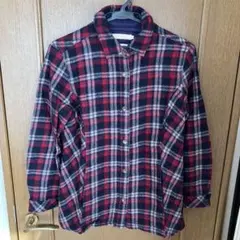 クロコダイルの婦人長袖チェックシャツ Ｌサイズ