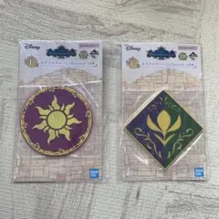 【2枚セット】アナ雪 ラプンツェル コースター ディズニー　くじ