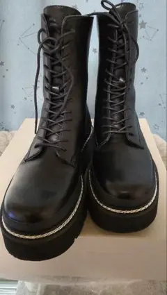 ジーナシス☆レースアップ厚底ブーツ