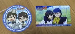 ダイヤのA ファンクラブ スクエア缶バッジ 原作 沢村栄純 御幸一也 降