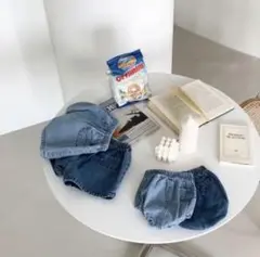 タイムセール　子供服　デニムパンツ　デニムブルマ