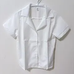 シャツ 半袖 ホワイトシャツ 透け感 シアーシャツ レディース