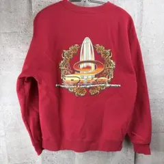 PIKO スウェット 赤 Y2K トレーナー オールドサーフ