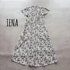 美品】 イエナ シャツワンピース ロングワンピース ウォッシャブル 花 