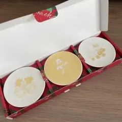 【新品未使用】Coach クリスマスモチーフ皿 3枚セット