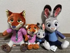 ズートピア2 Lぬいぐるみ 2種と ペアぬいぐるみ まとめ売り3点セット