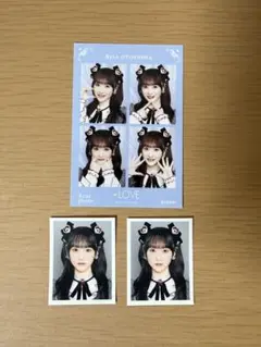 LOVE 音嶋莉沙 生写真コンプ 4カット IDフォト ミニフォト まとめ売り